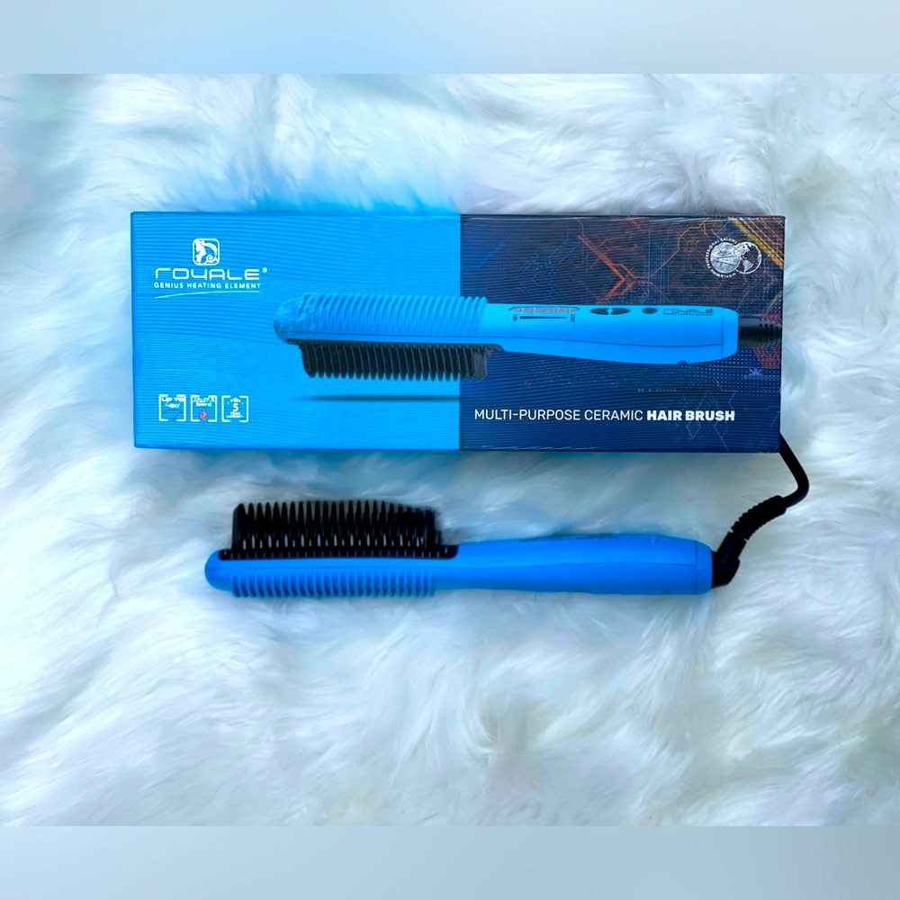NEW‼️Royale Hair brush curler / Royale ceramic styling comb multi purpose brush